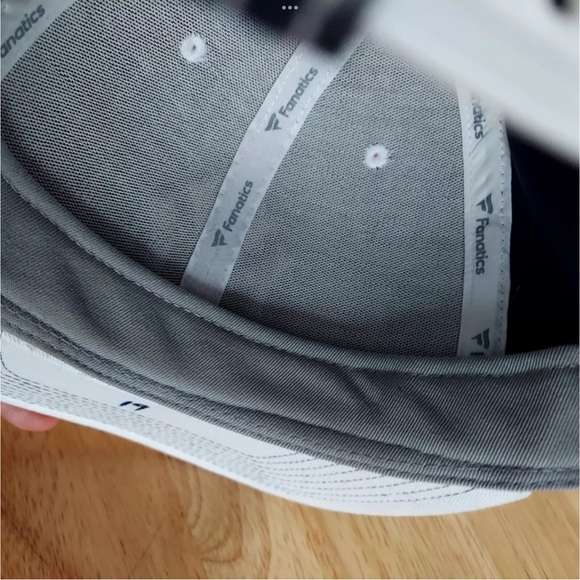 New York Yankees Hat Blue NY Logo Cap Fanatics Pinstripe Stitch - Picture 6 of 6